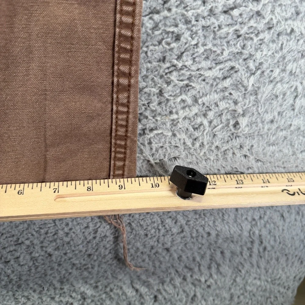Dickies Pant Mens 36x33 Brown Cotton Canvas Carpenter Straight Utility Workwear